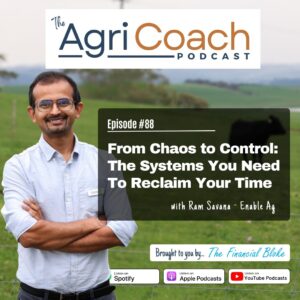 #88: From Chaos to Control: The Systems You Need To Reclaim Your Time with Ram Savana - Enable Ag